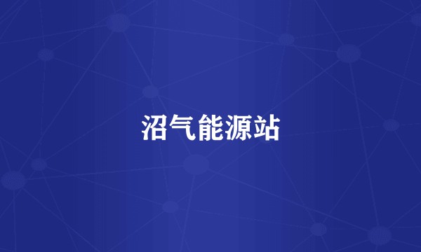 沼气能源站