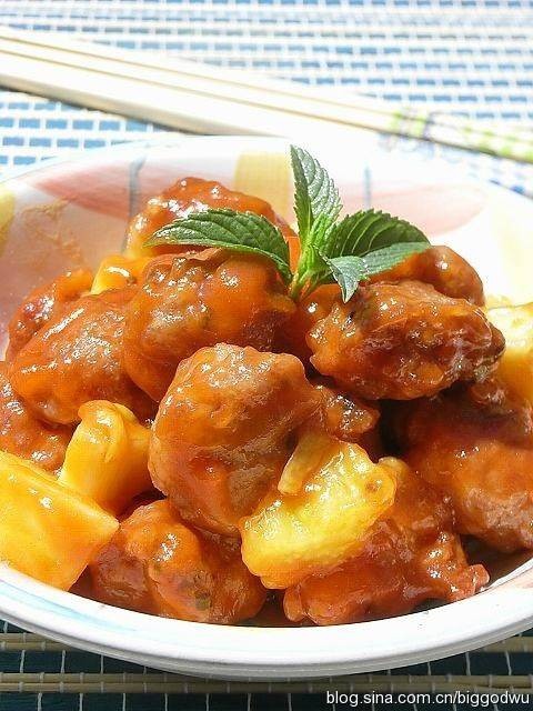 咕咾肉菠萝