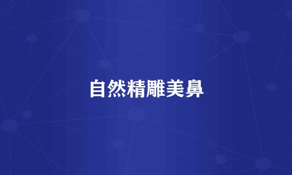 自然精雕美鼻