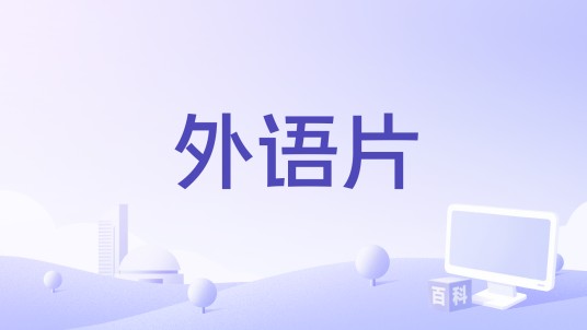 外语片（对白主要不是英语的电影）
