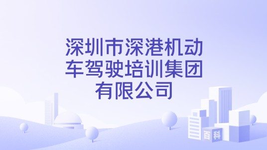 深圳市深港机动车驾驶培训集团有限公司