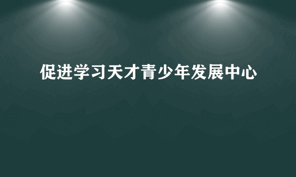 促进学习天才青少年发展中心