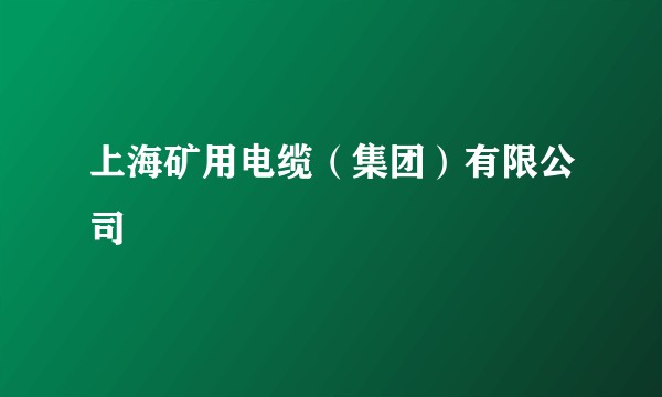 上海矿用电缆(集团)有限公司