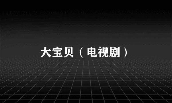 大宝贝（电视剧）