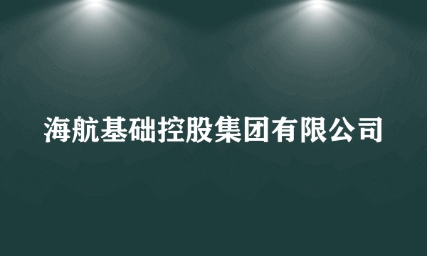 海航基础控股集团有限公司