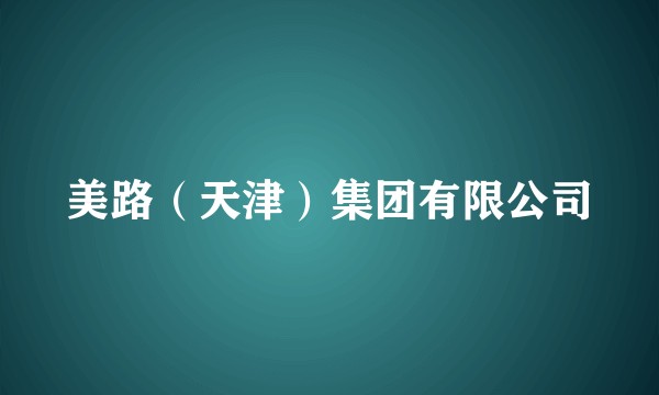 美路（天津）集团有限公司