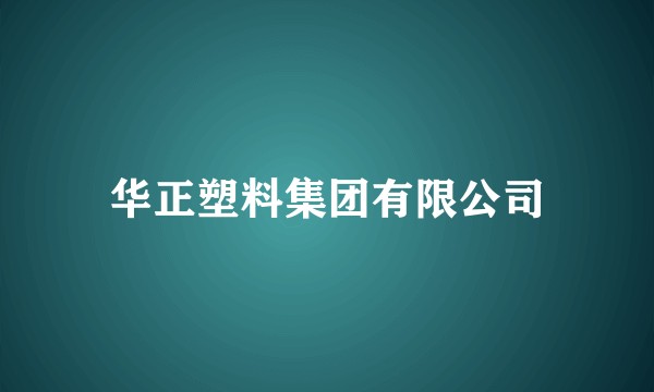华正塑料集团有限公司