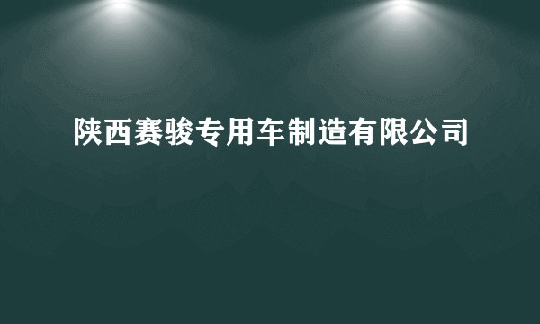 陕西赛骏专用车制造有限公司