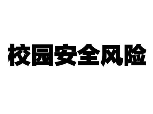 校园安全风险