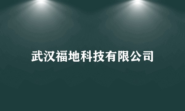 武汉福地科技有限公司