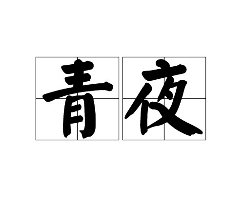 青夜（汉语词语）