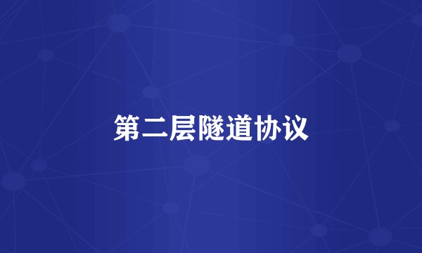 第二层隧道协议