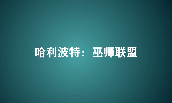 哈利波特：巫师联盟