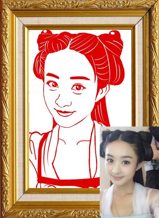 肖像剪纸