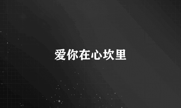 爱你在心坎里