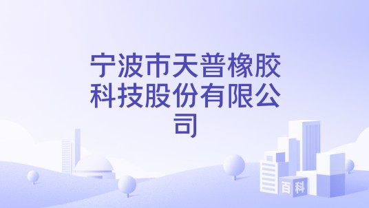 宁波市天普橡胶科技股份有限公司