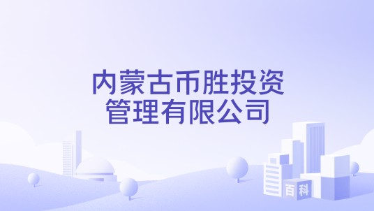 内蒙古币胜投资管理有限公司