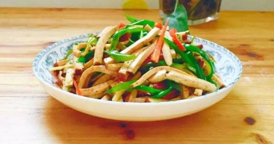 小炒豆干