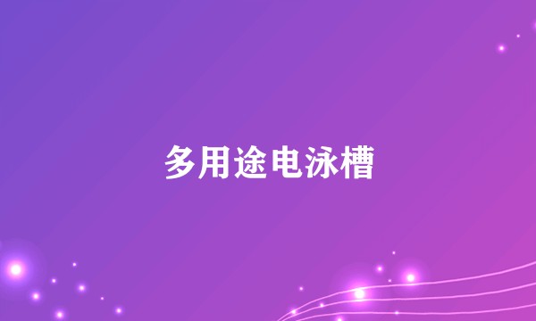 多用途电泳槽