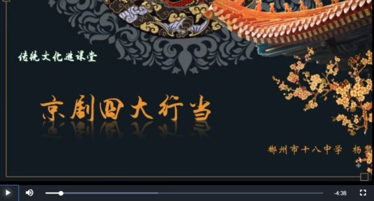京剧四大行当