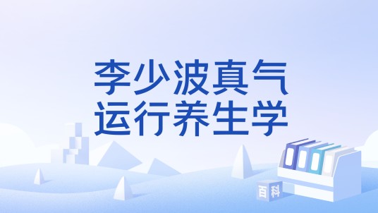 李少波真气运行养生学