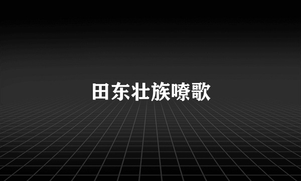 田东壮族嘹歌