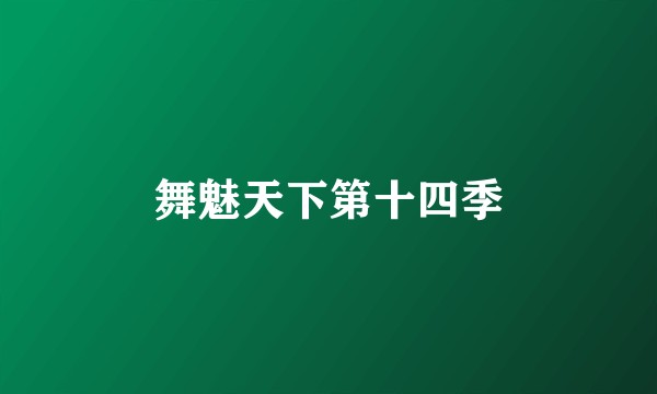 舞魅天下第十四季