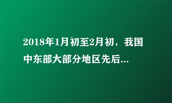 2018年1月初至2月初，我国中东部大部分地区先后出现大雪或暴雪，强降雪导致这些地区部分房屋、农业和电力基础设施受损，局部地区群众和车辆出行受阻。但冬天的降雪对于农作物越冬是有利的，“冬天麦盖三层被，来年枕着馒头睡”这句谚语就是具体表现。据此回答3-4题。关于冬雪对越冬作物的好处描述正确的是（　　）A.冬雪覆盖地面时可以反射大量太阳辐射，导致地温低，可以冻死害虫