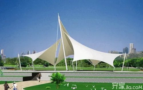 建材知识：建筑膜结构的特性及膜材质量