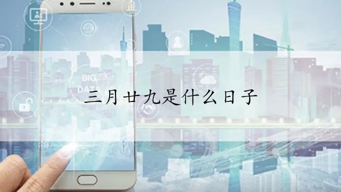 三月廿九是什么日子