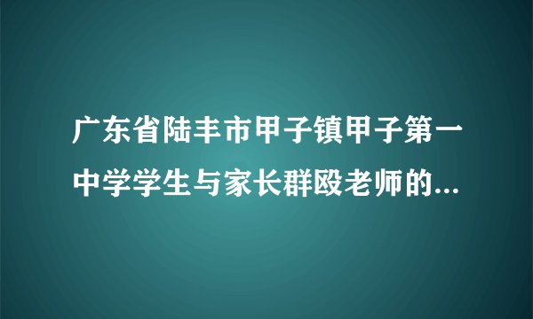 广东省陆丰市甲子镇甲子第一中学学生与家长群殴老师的惨剧。网上有视频看吗？