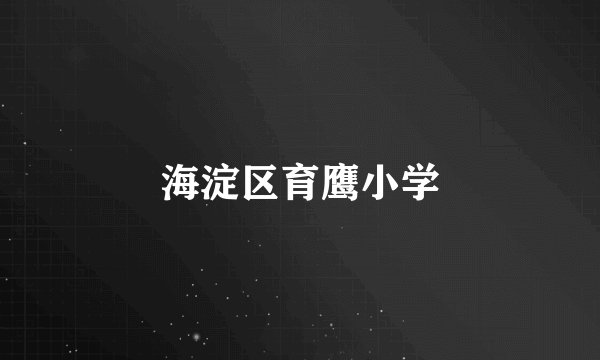 海淀区育鹰小学
