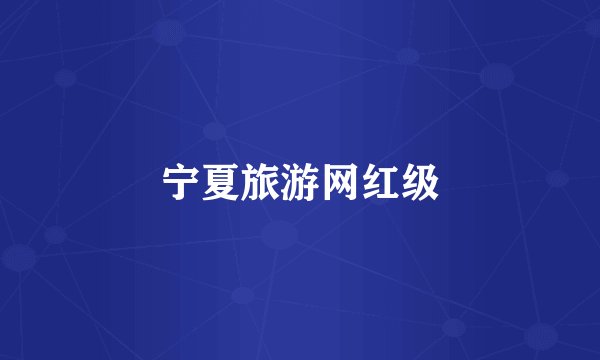 宁夏旅游网红级