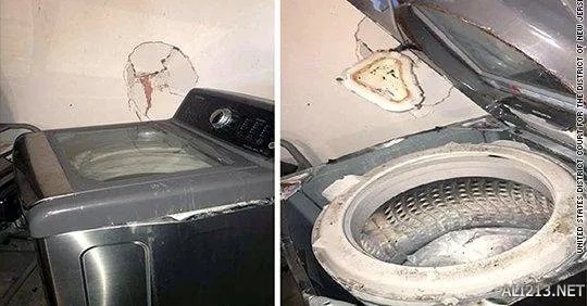 炸上瘾了?三星洗衣机爆炸惊动美国政府 犹如战争现场