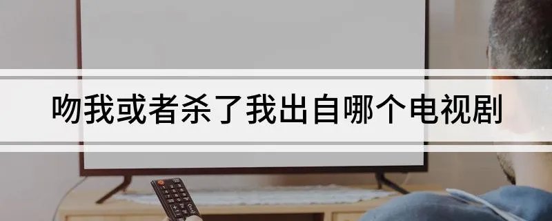 吻我或者杀了我出自哪个电视剧