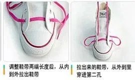 匡威帆布鞋鞋带怎么系