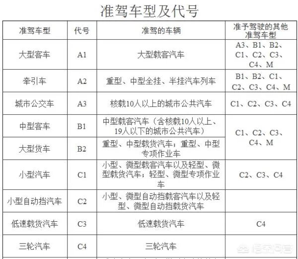 驾驶证等级？