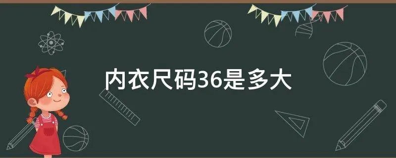 内衣尺码36是多大
