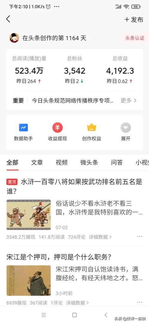 你使用头条是以休闲娱乐为主,还是注重收益为重,说说你的看法?