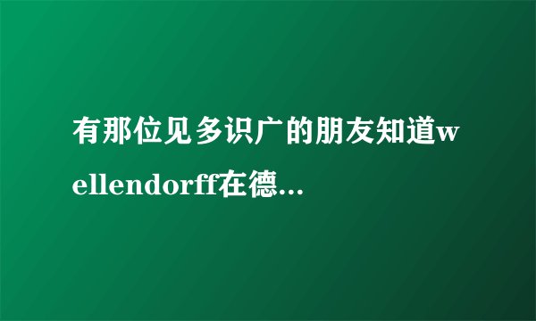 有那位见多识广的朋友知道wellendorff在德国的价格比国内的低么？如果是，能低多少？