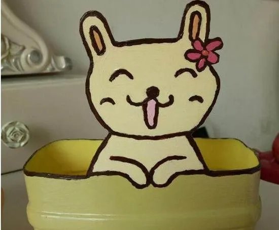 洗衣液瓶子做花盆制作方法图片