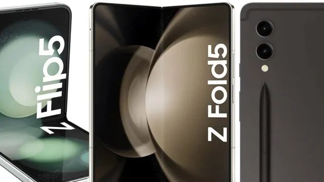 万元起步!三星Galaxy Z Flip5/Z Fold5售价曝光