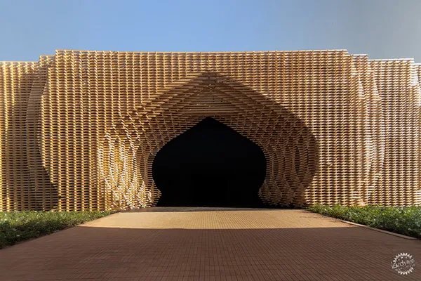 为cop22气候峰会建造的可重复使用的建筑