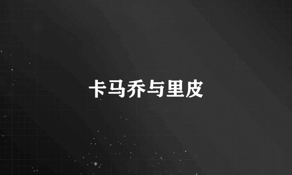 卡马乔与里皮