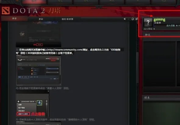 DOTA2怎么改名字啊?