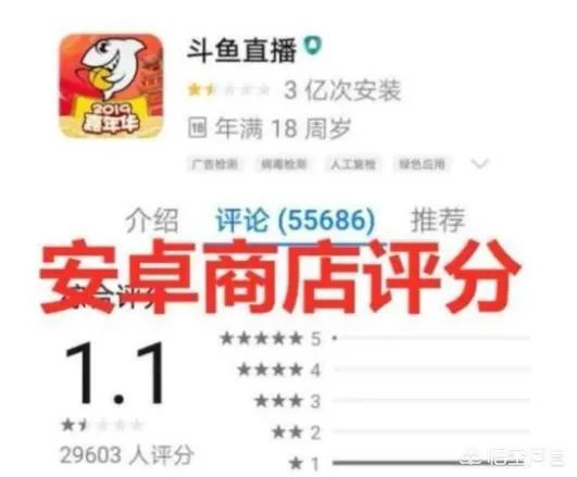 张大仙直播间违规,粉丝直接把斗鱼app刷到了1星您怎么看?