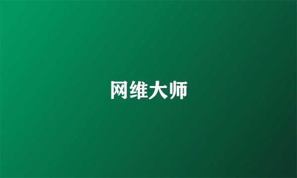 网维大师