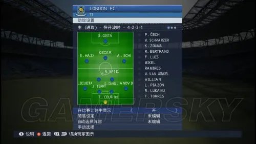 实况足球2015(PES2015) 球队战术部署及阵型设定详细图文攻略