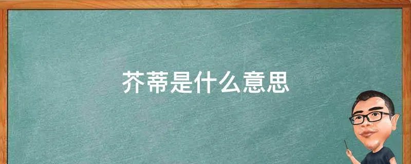 芥蒂是什么意思