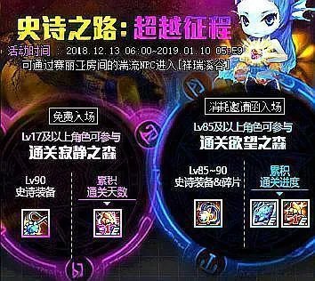 《DNF》史诗之路注意点介绍